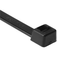 Attache-c&acirc;ble pour usage intense, Longueur 15", R&eacute;sistance &agrave; la traction 120 lb, Noir Maritime Industrial Rubber