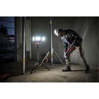 18V Professional Cordless Folding Panel Work Light on Tripod, LED, 3600 Lumens Maritime Industrial Rubber