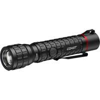 G40R Waterproof Flashlight with Twist Focus, LED, 650 Lumens, Rechargeable Batteries Maritime Industrial Rubber
