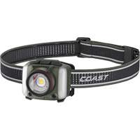 FL97R Tri-Colour Headlamp with Twist Focus & Voice Activation, LED, 830 Lumens, 2 Hrs. Run Time, Rechargeable Batteries Maritime Industrial Rubber