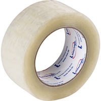 Box Sealing Tape, Hot Melt Adhesive, 1.6 mils, 50 mm (2") x 132 m (433') Maritime Industrial Rubber